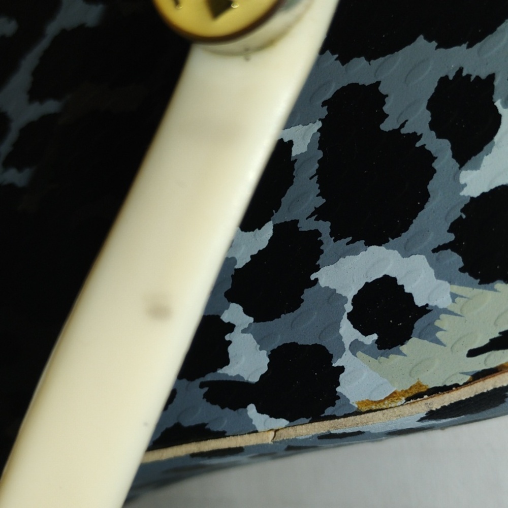 Tory Burch Leopard Print Sandals. Womens size 8. Cream & Black in color. - Picture 10 of 12